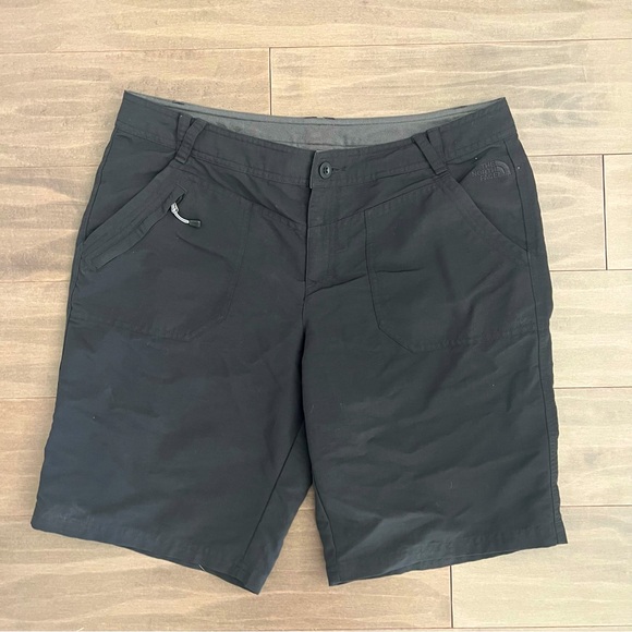 The North Face Pants - The NORTH FACE Black hiking outdoors shorts size 12 Ladies Performance Nylon